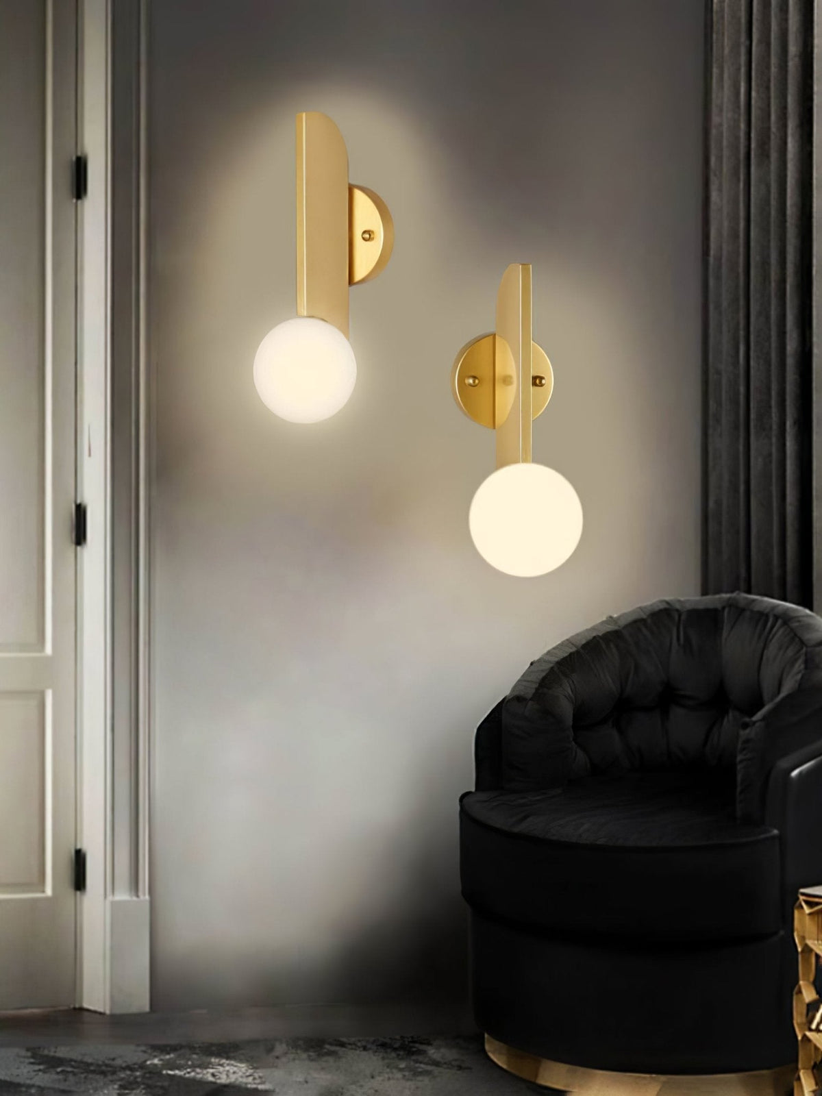 Liorarelle Wall Lamp Glass Globe Sculptural