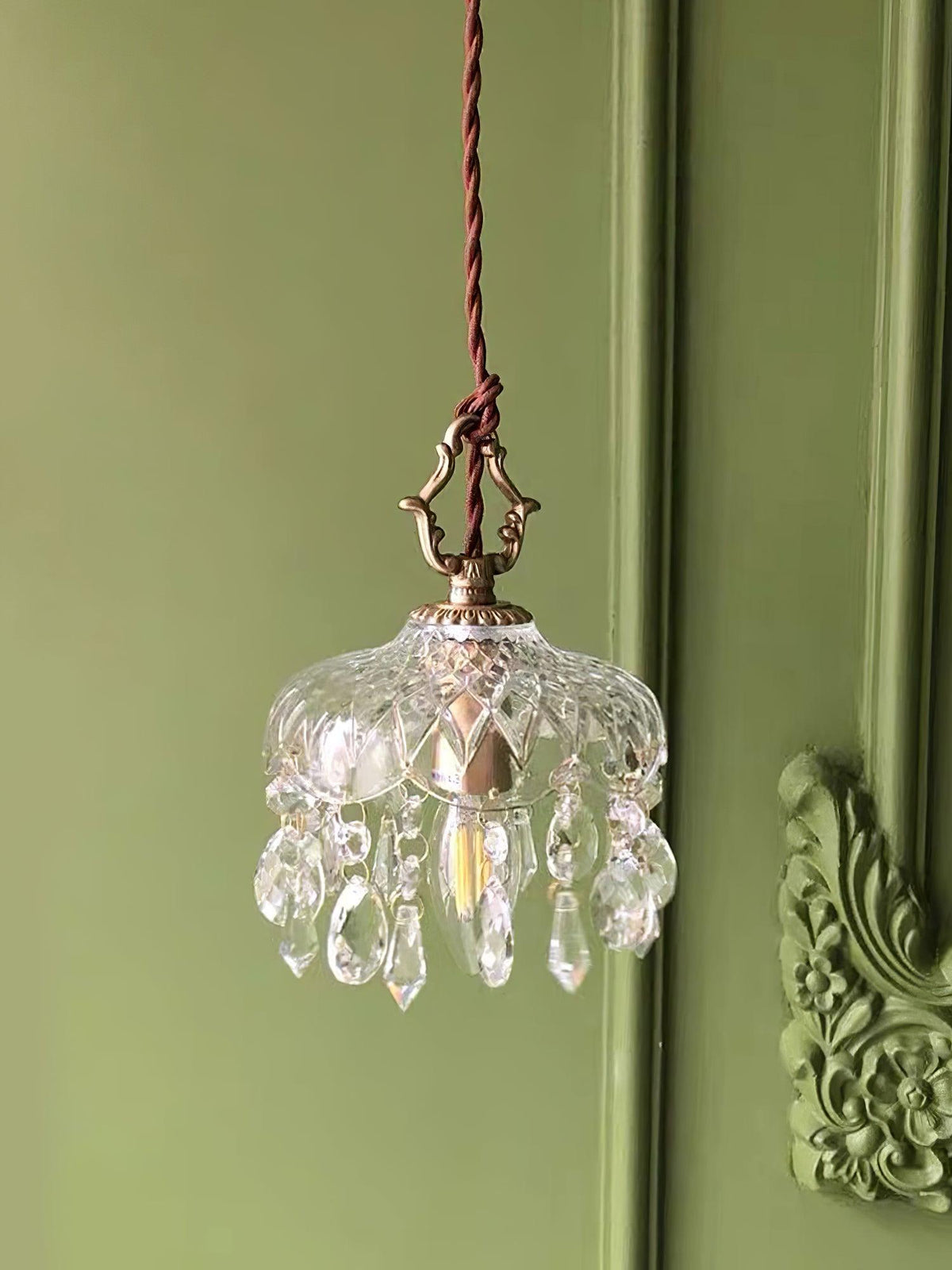 Moka Crystal Vintage Pendant Lamp