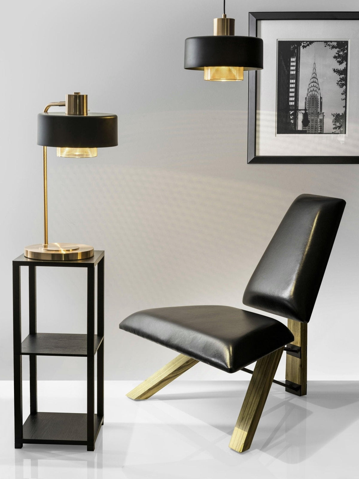 Bronze Contemporary Table Lamp