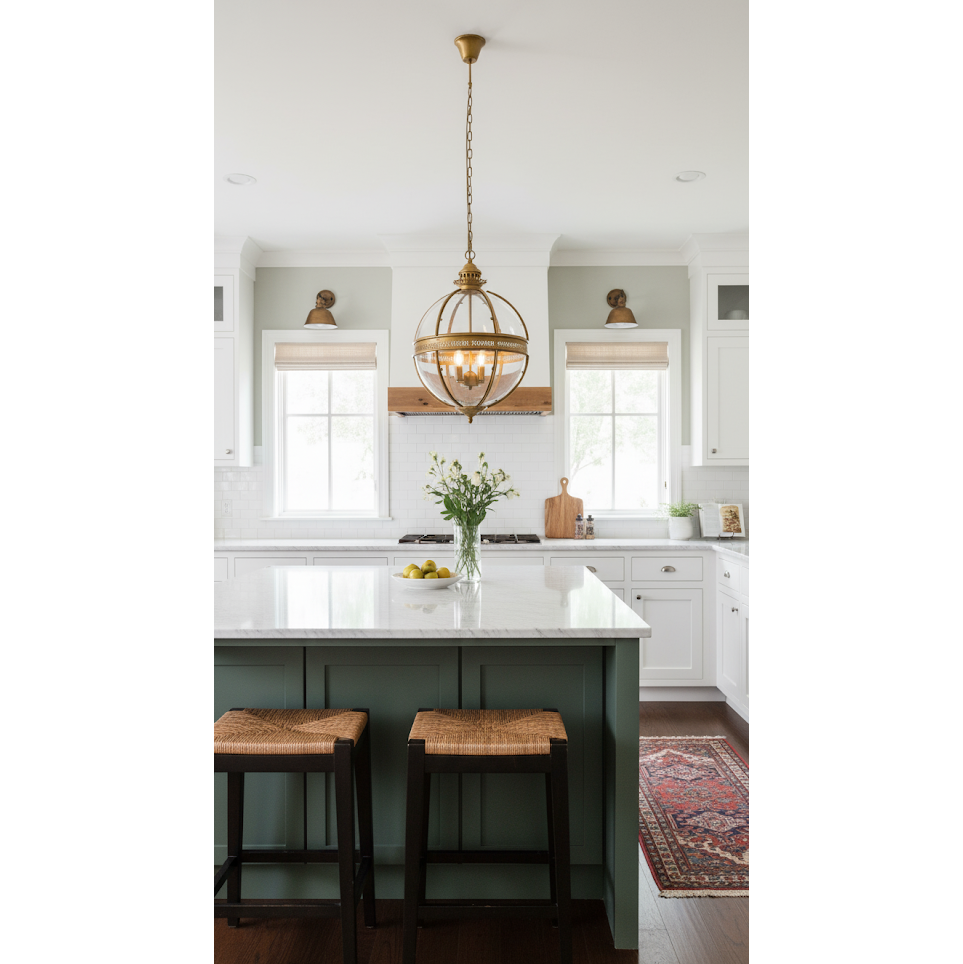 Voby Glass Linear Pendant Light