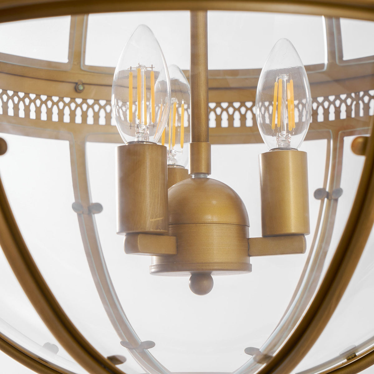 Voby Glass Linear Pendant Light