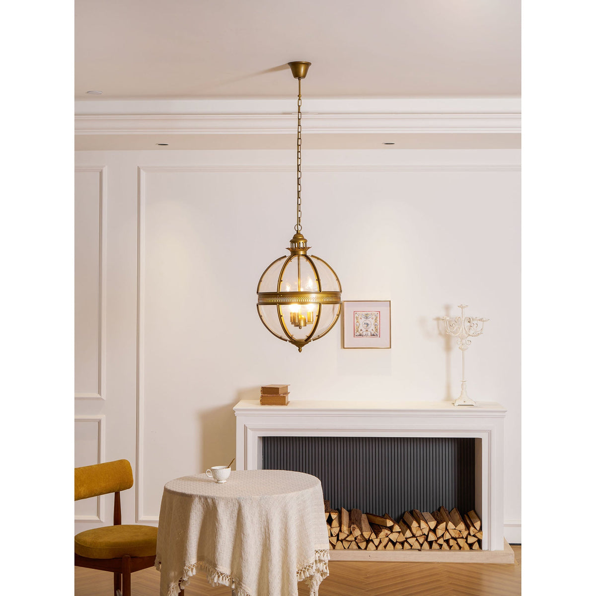 Voby Glass Linear Pendant Light