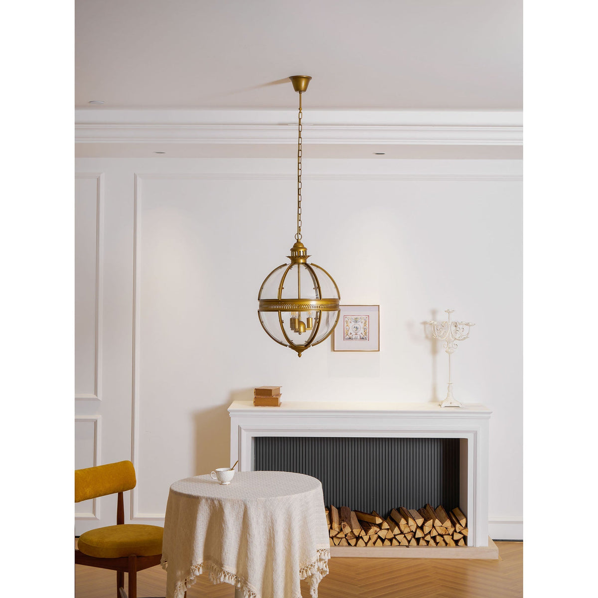 Voby Glass Linear Pendant Light