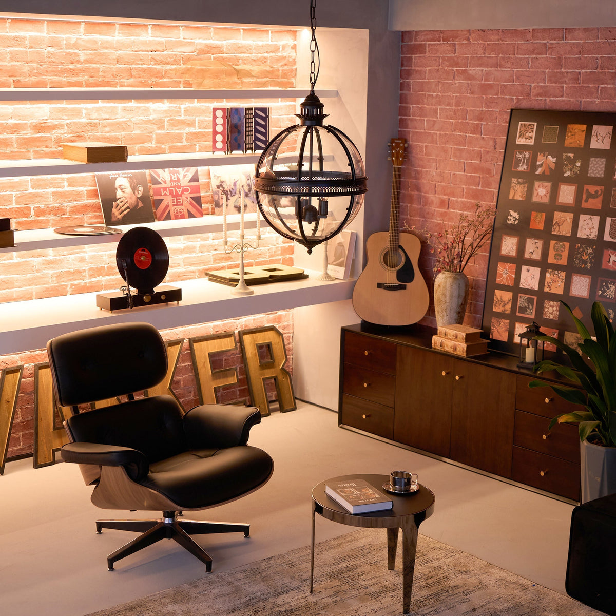Voby Glass Linear Pendant Light