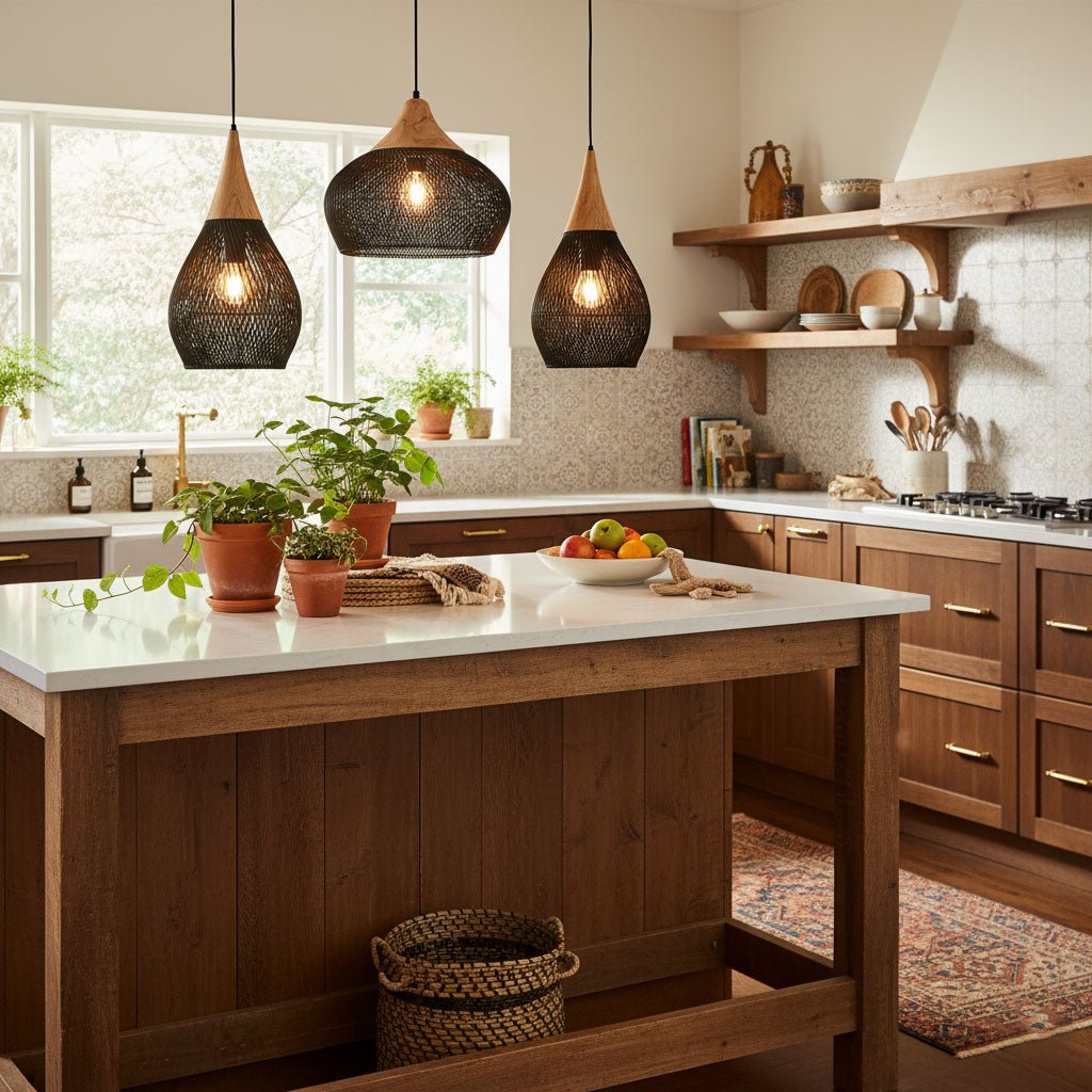 Hopia Rattan Pendant Light