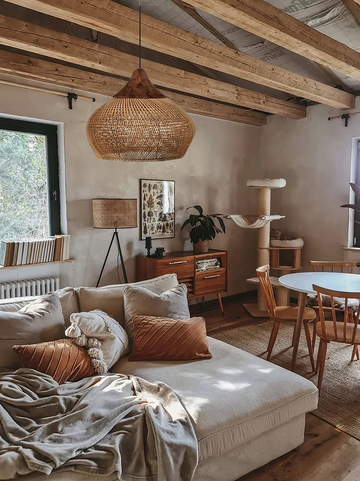Hopia Rattan Pendant Light