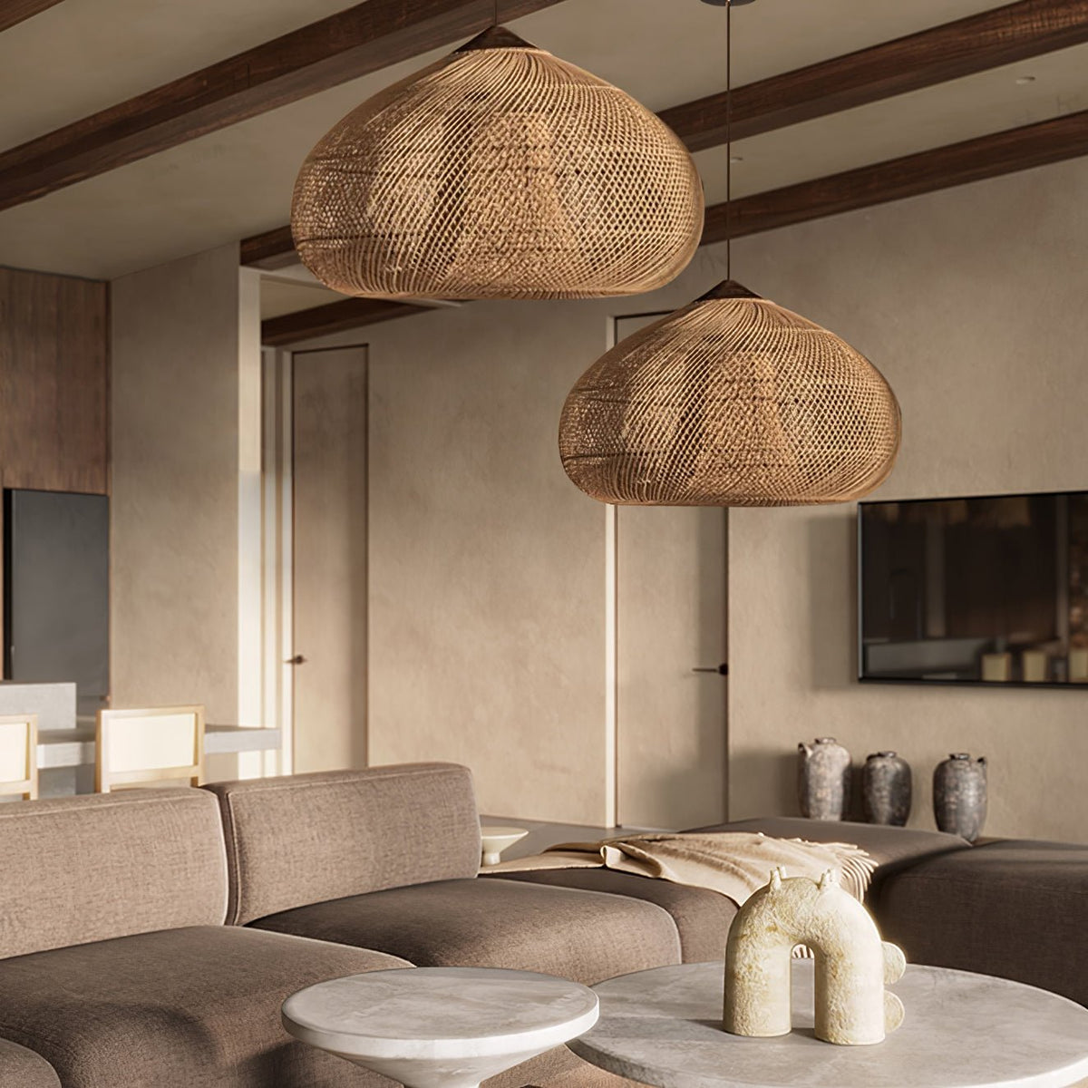 Hopia Rattan Pendant Light