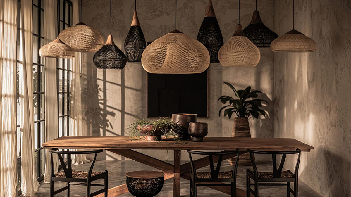 Hopia Rattan Pendant Light