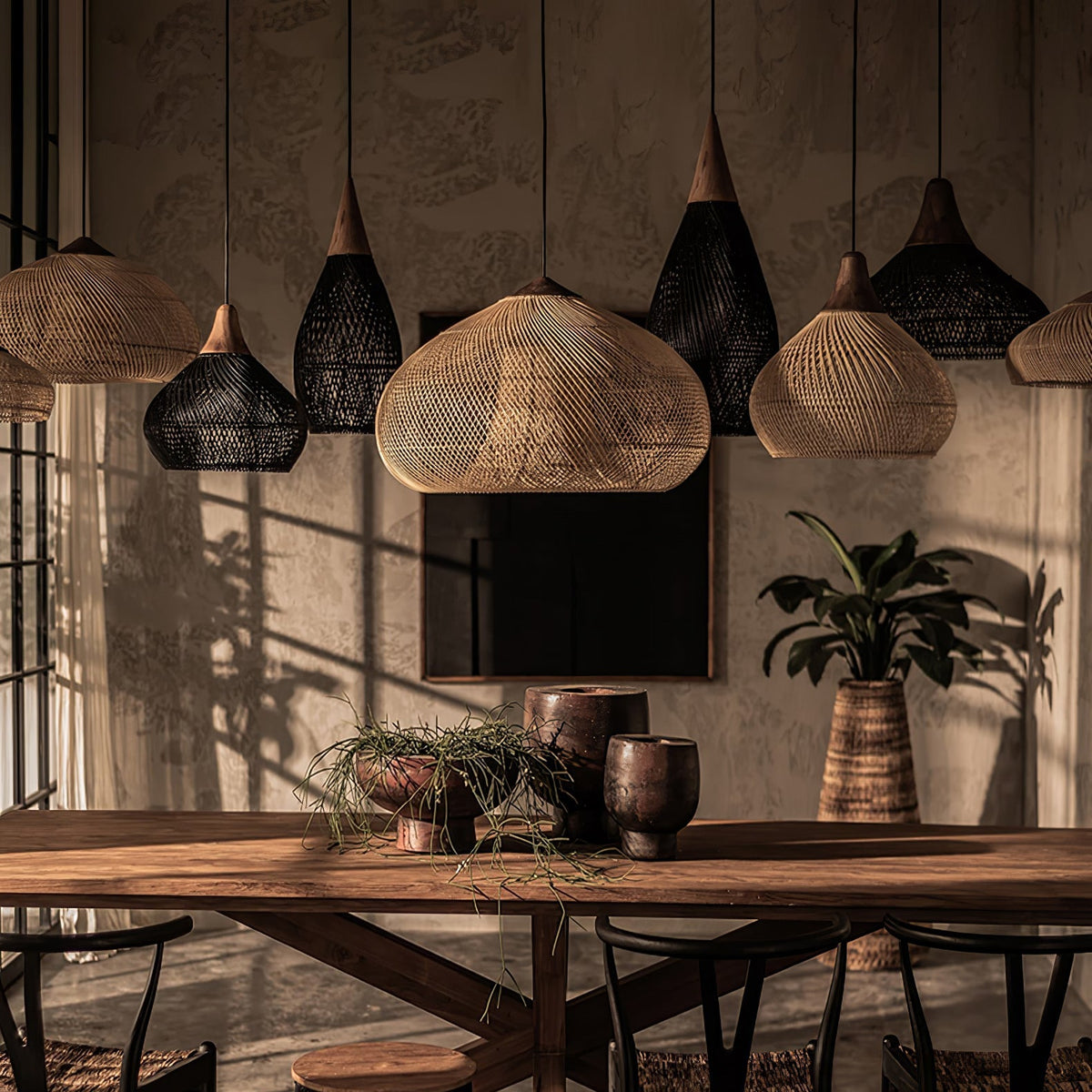 Hopia Rattan Pendant Light