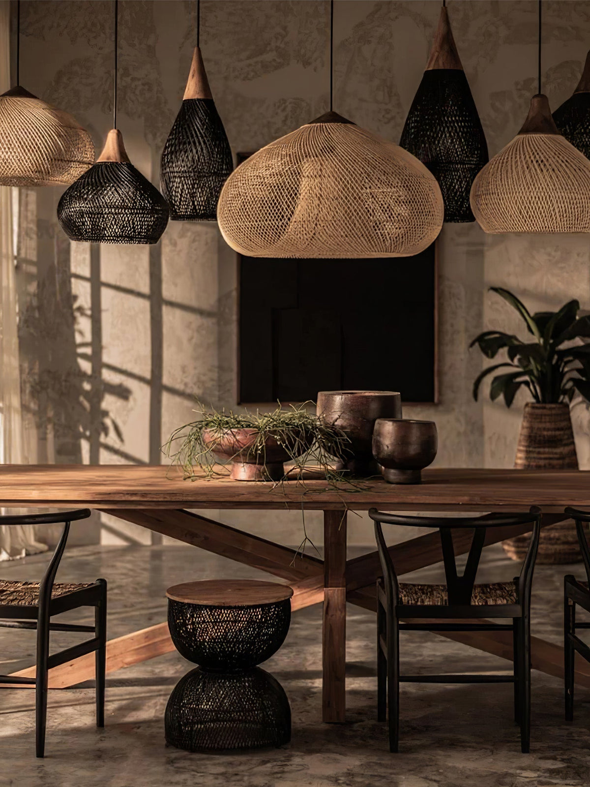 Hopia Rattan Pendant Light