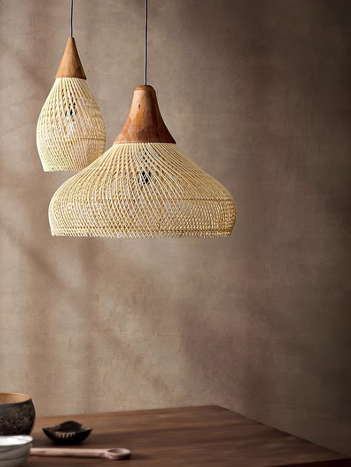 Hopia Rattan Pendant Light