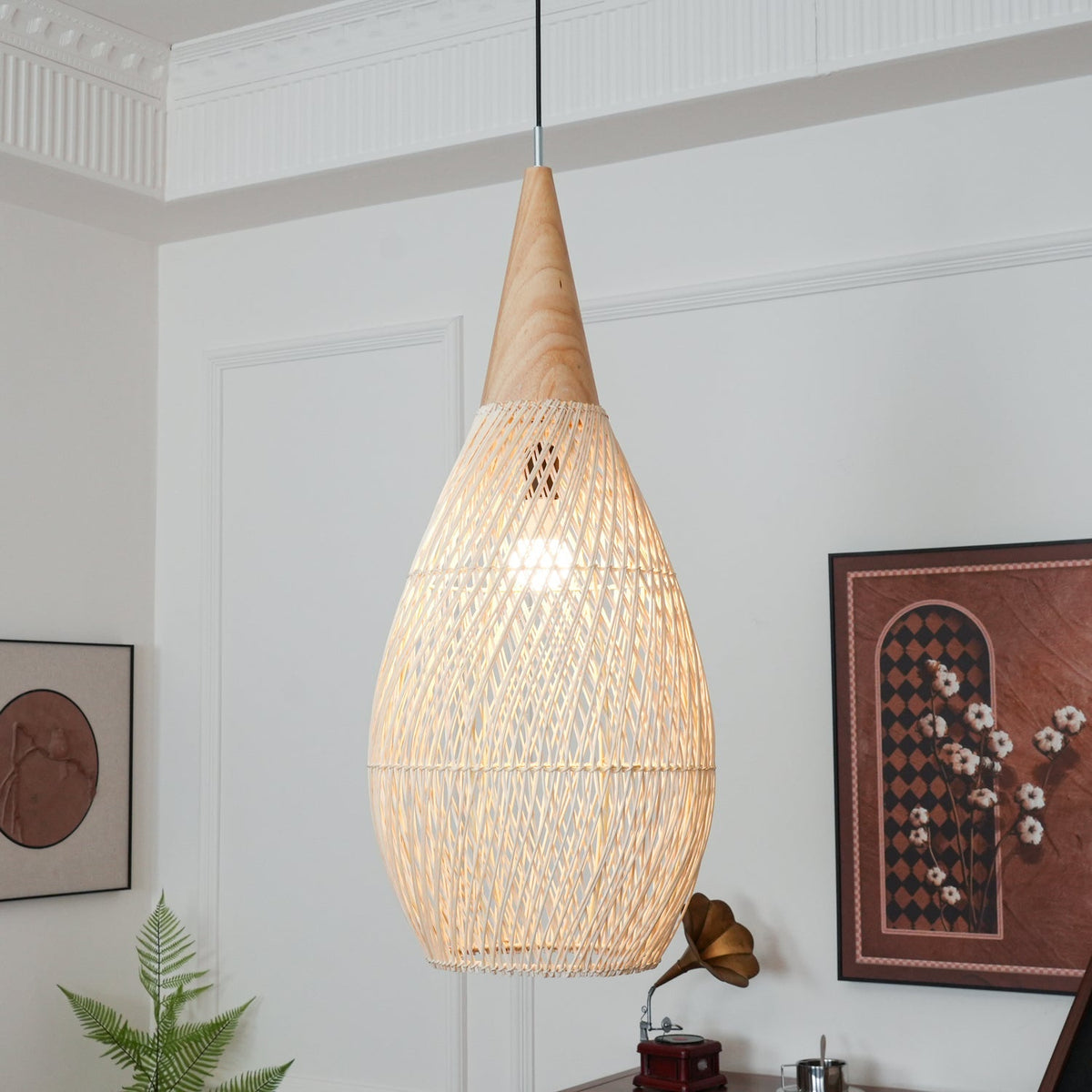 Hopia Rattan Pendant Light