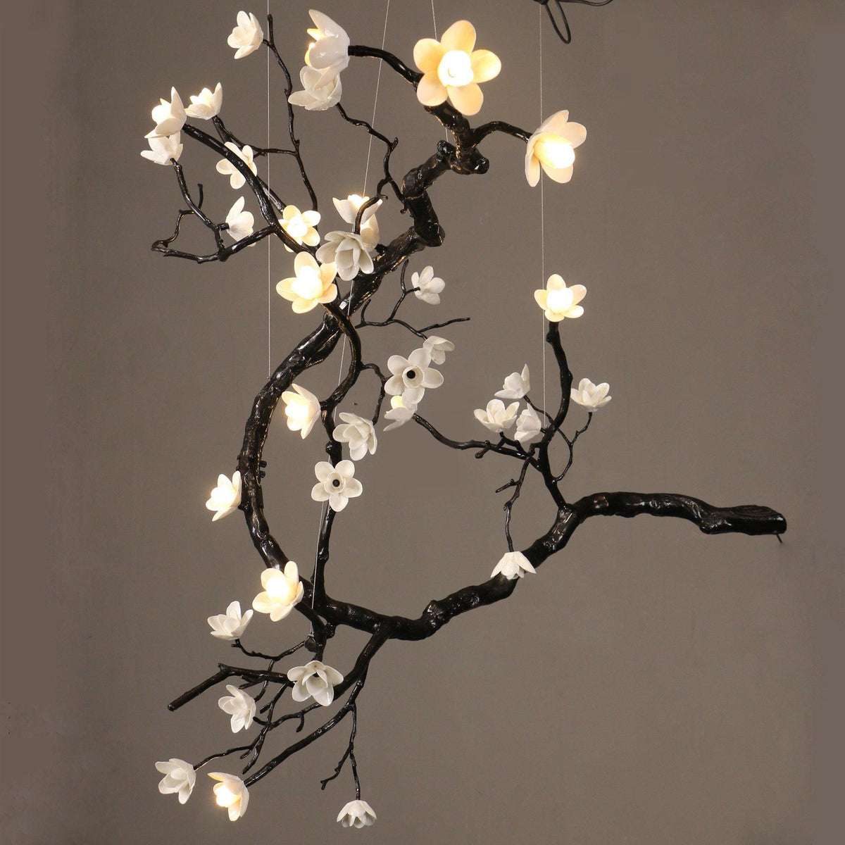 Hilten Chandelier Branch Floral Organic