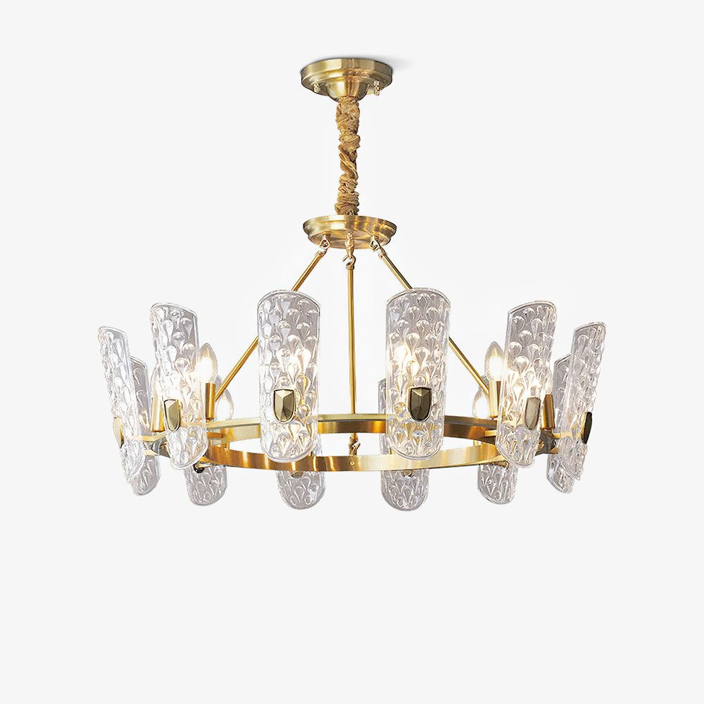 Casinian Elegant Brass Central Chandelier