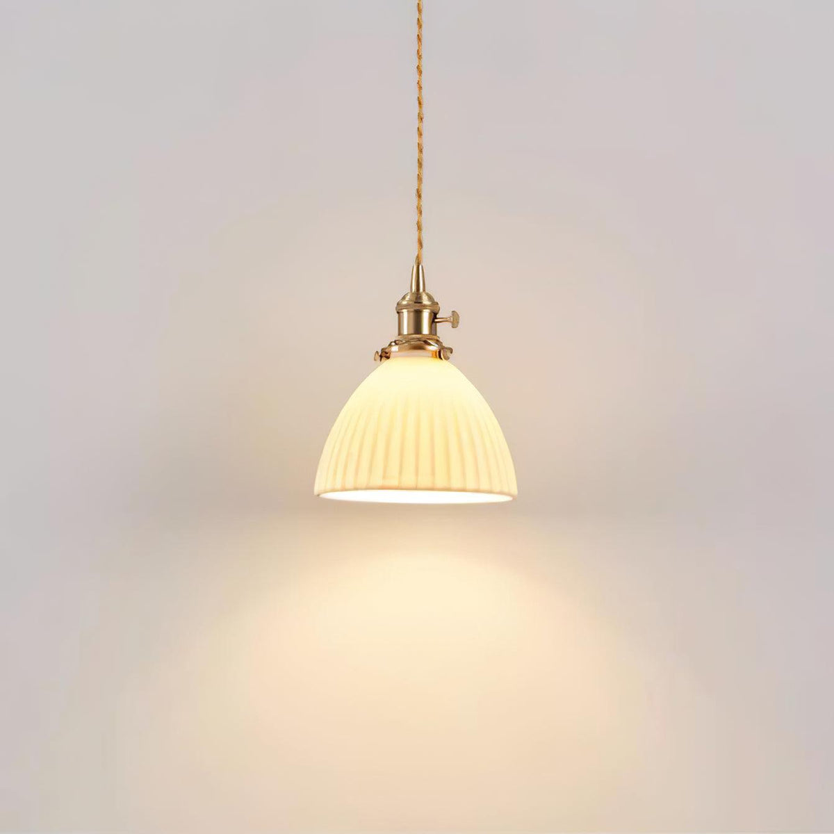 Ornoryra Vintage Glass Pendant Light