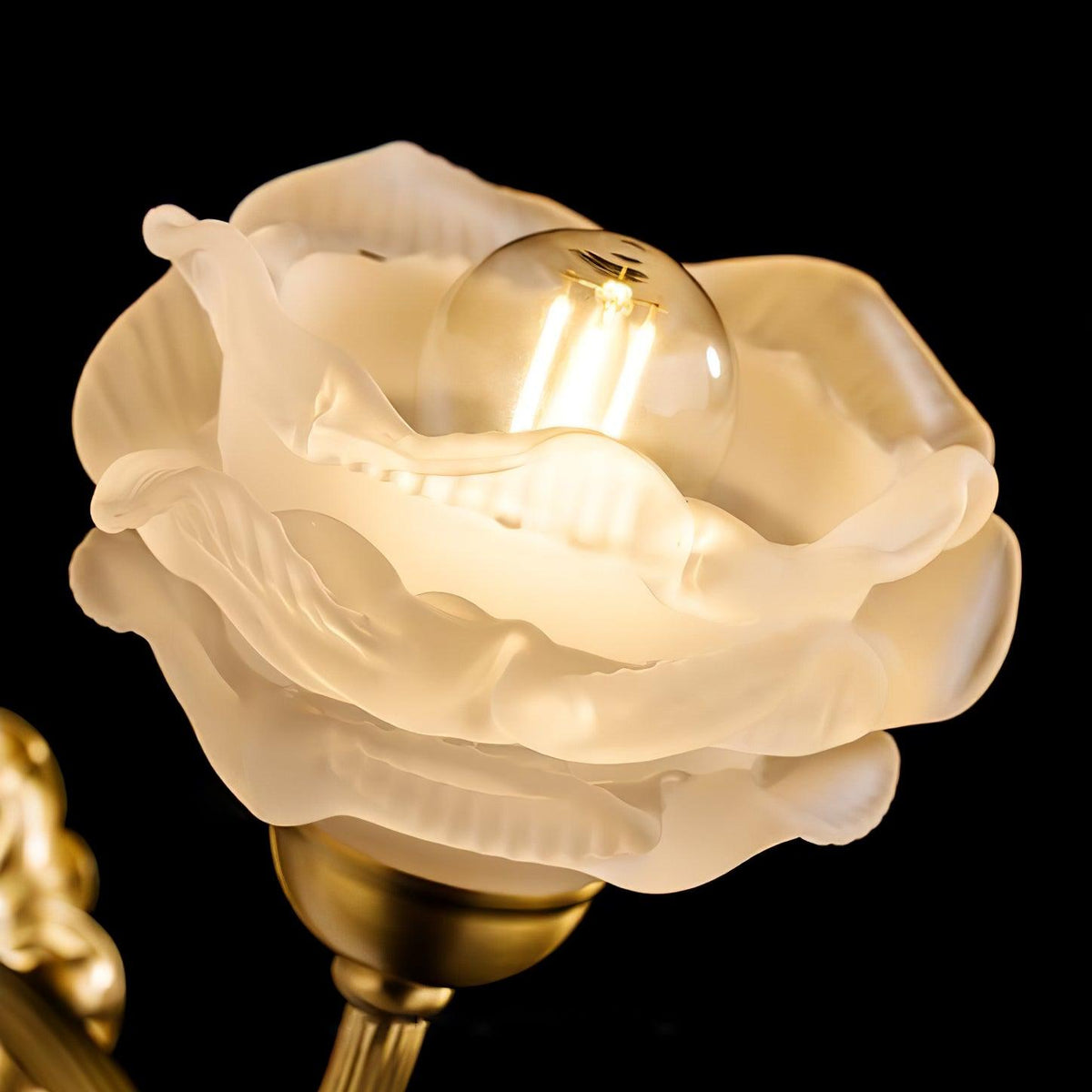 Palo Brass Floral Luxury Wall Lamp