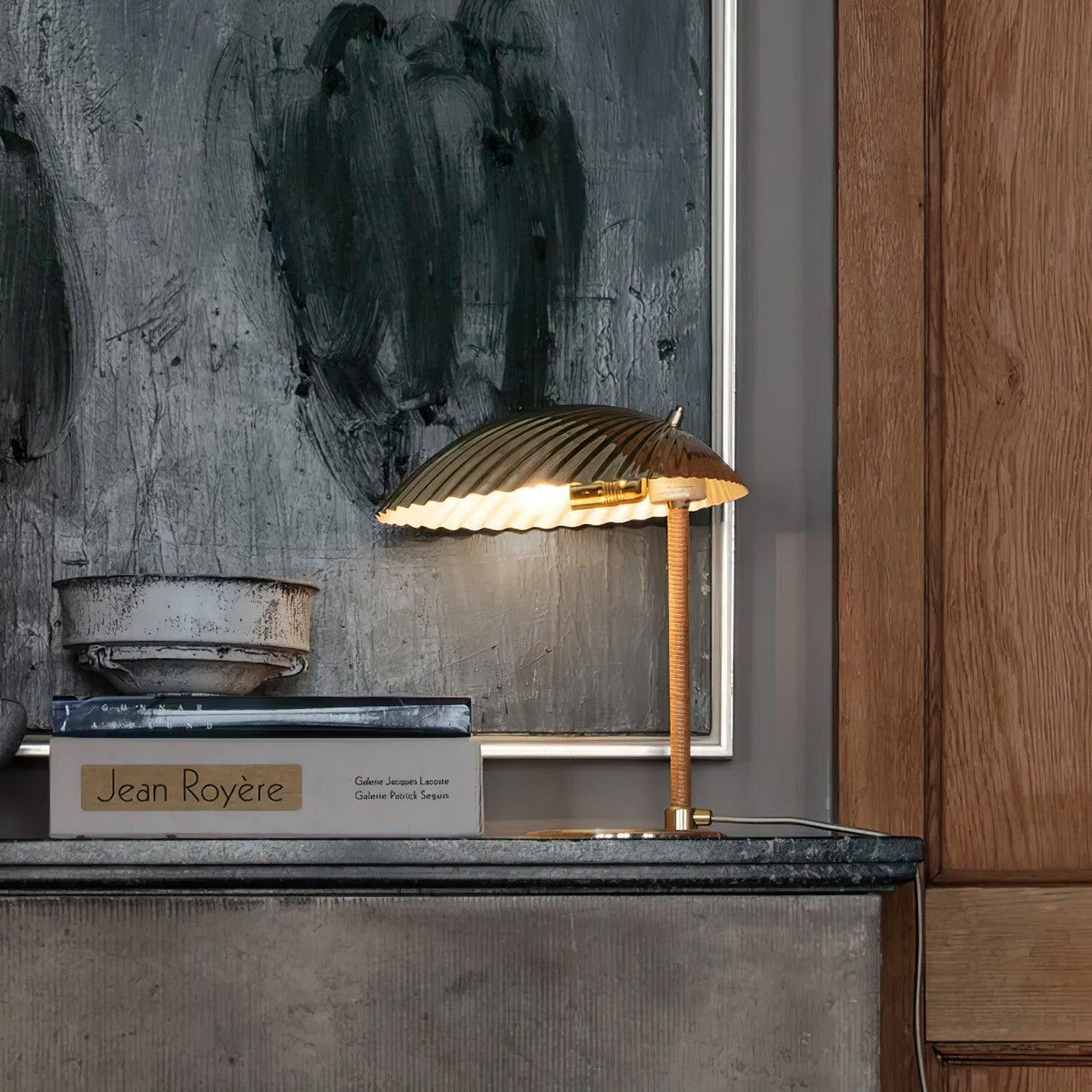 Zorare Brass Glam Table Lamp