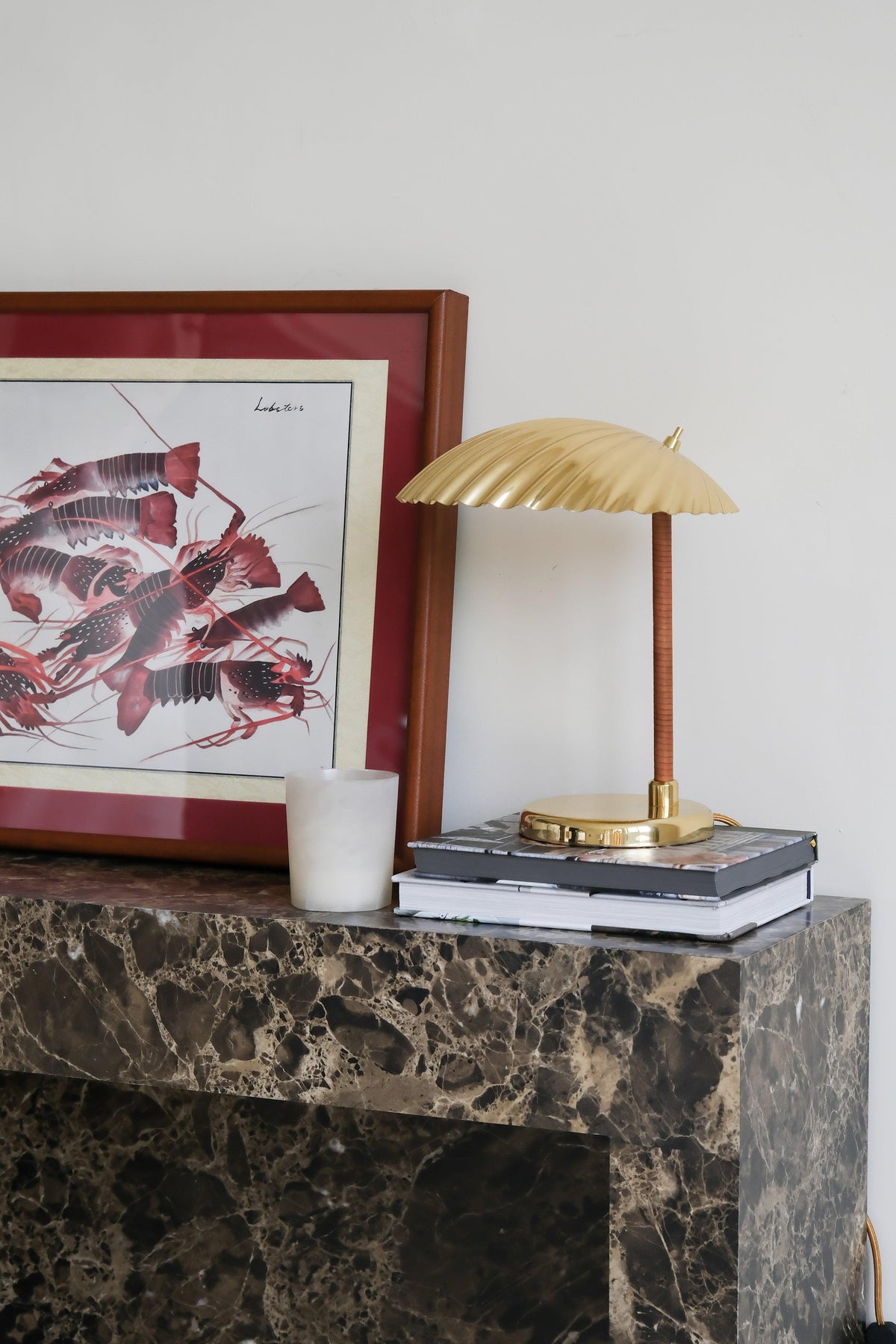 Zorare Brass Glam Table Lamp