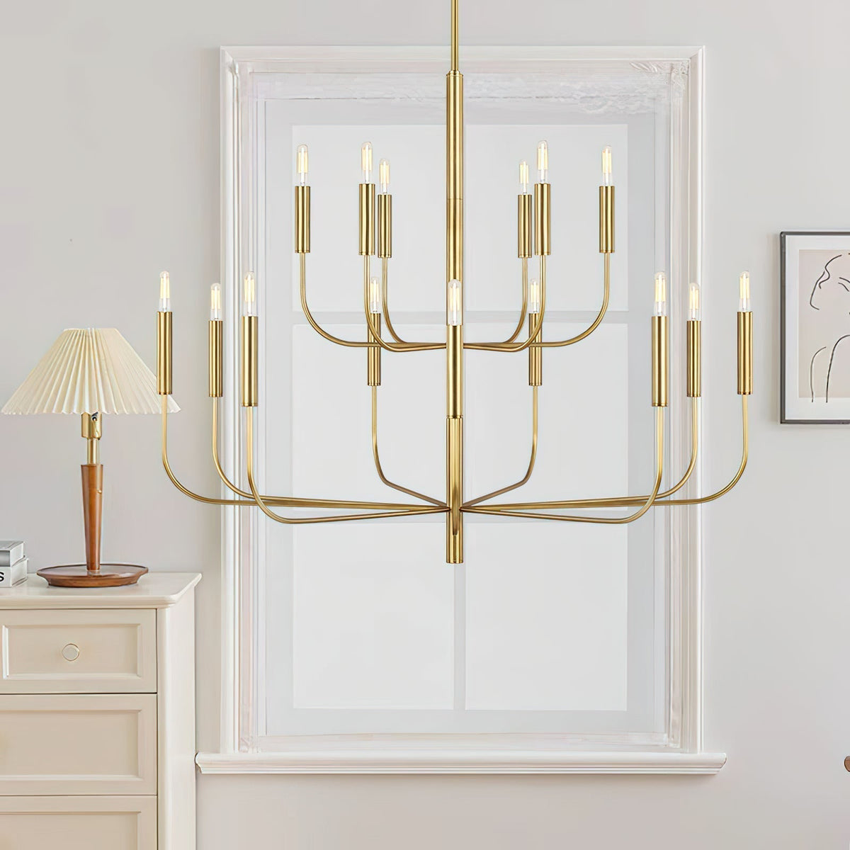 Oriirora Brass Chandelier