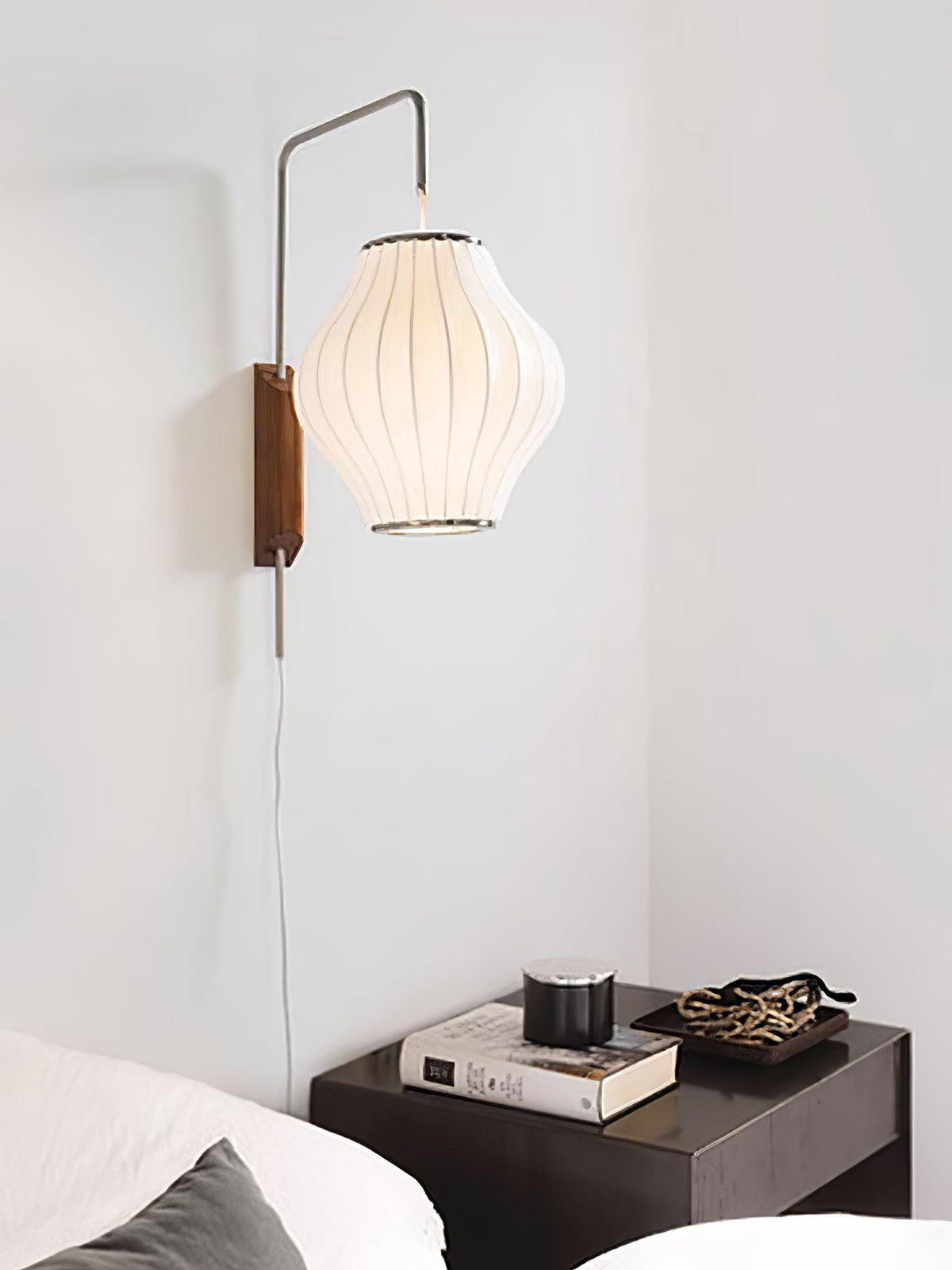 Hugo Wall Sconce Walnut Ball