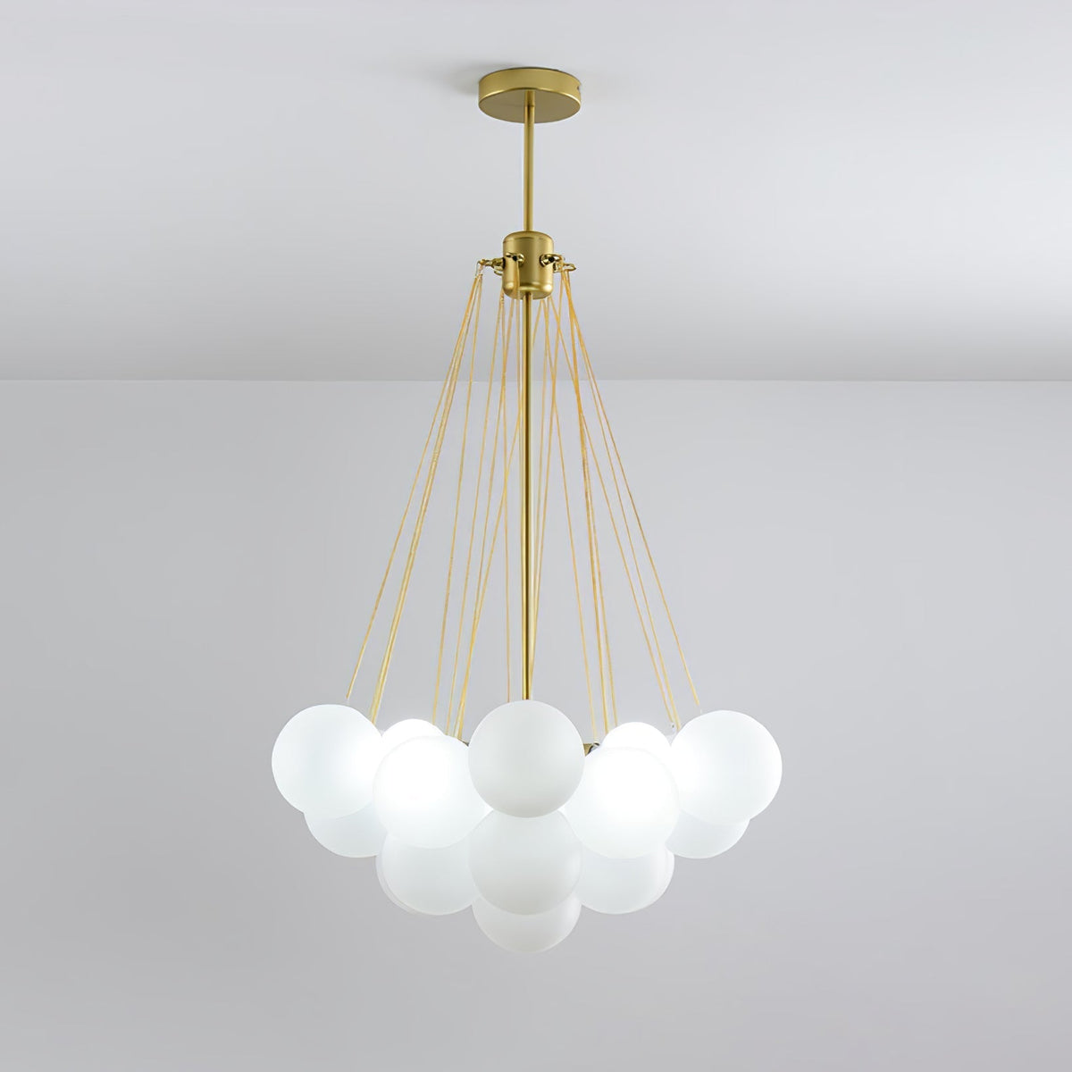 Eiririra Chandelier Bubble Frosted Glass