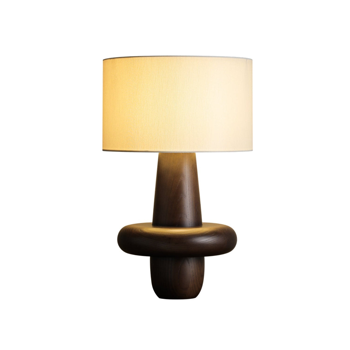 Ring Minimalist Wood Table Lamp