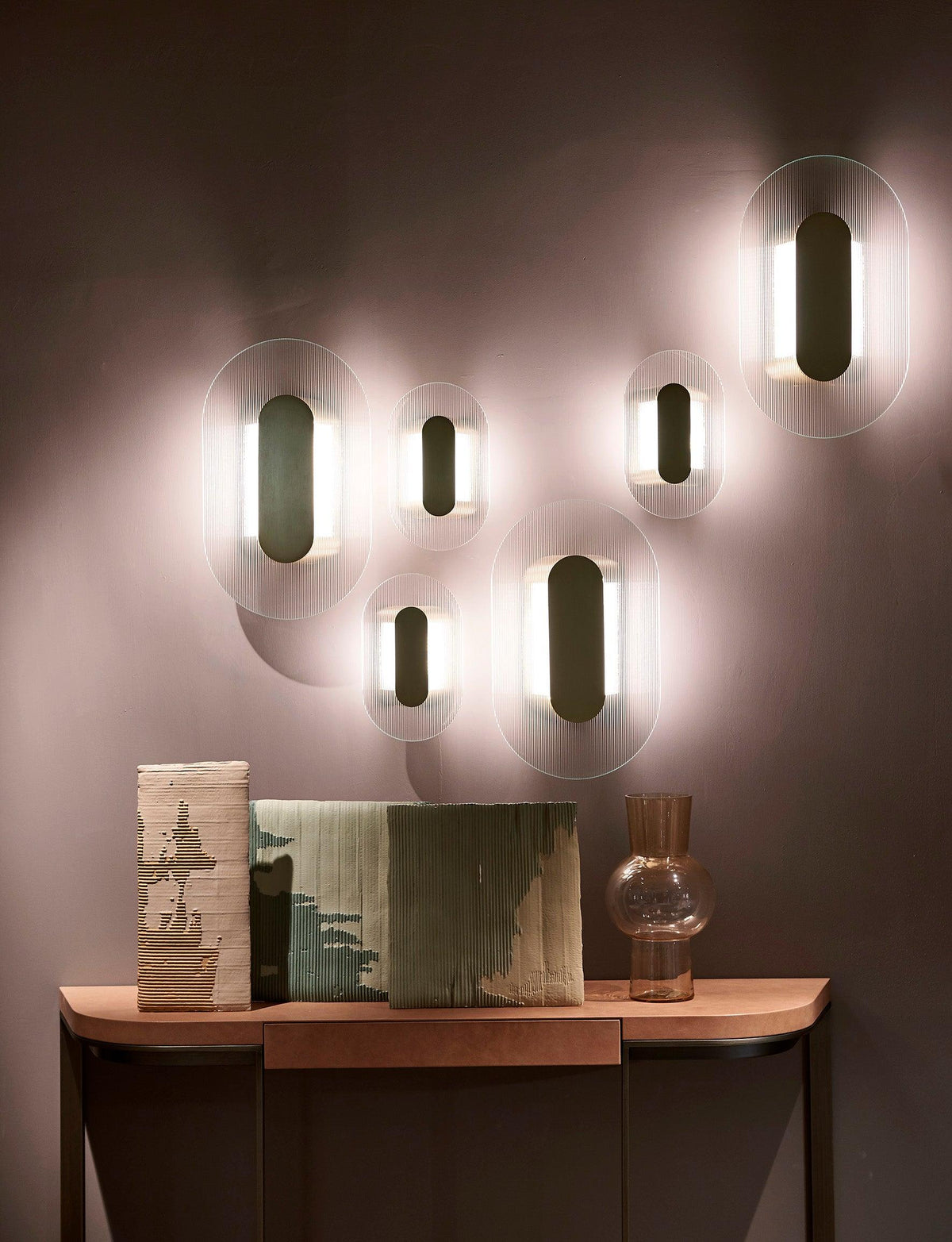 Dexven Premium Nordic Art Button Glass Wall Lamp