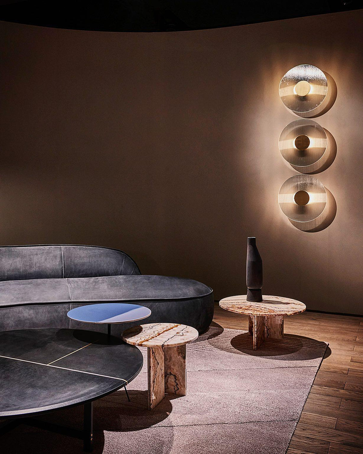 Dexven Premium Nordic Art Button Glass Wall Lamp