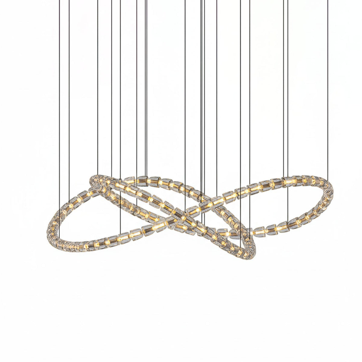 Nexus Gold Crystal Chandelier