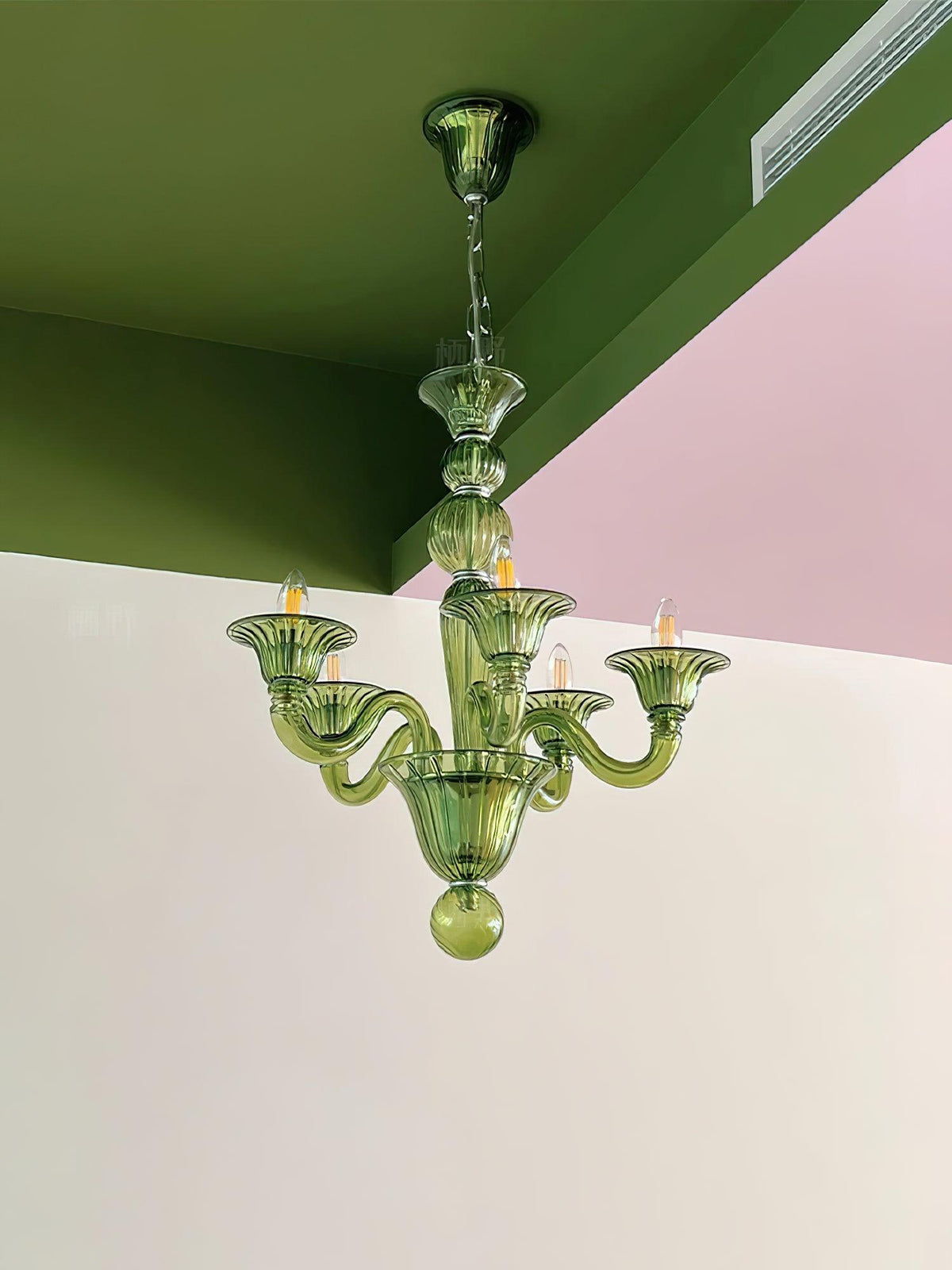 Vase Chandelier Murano Glass Exotic