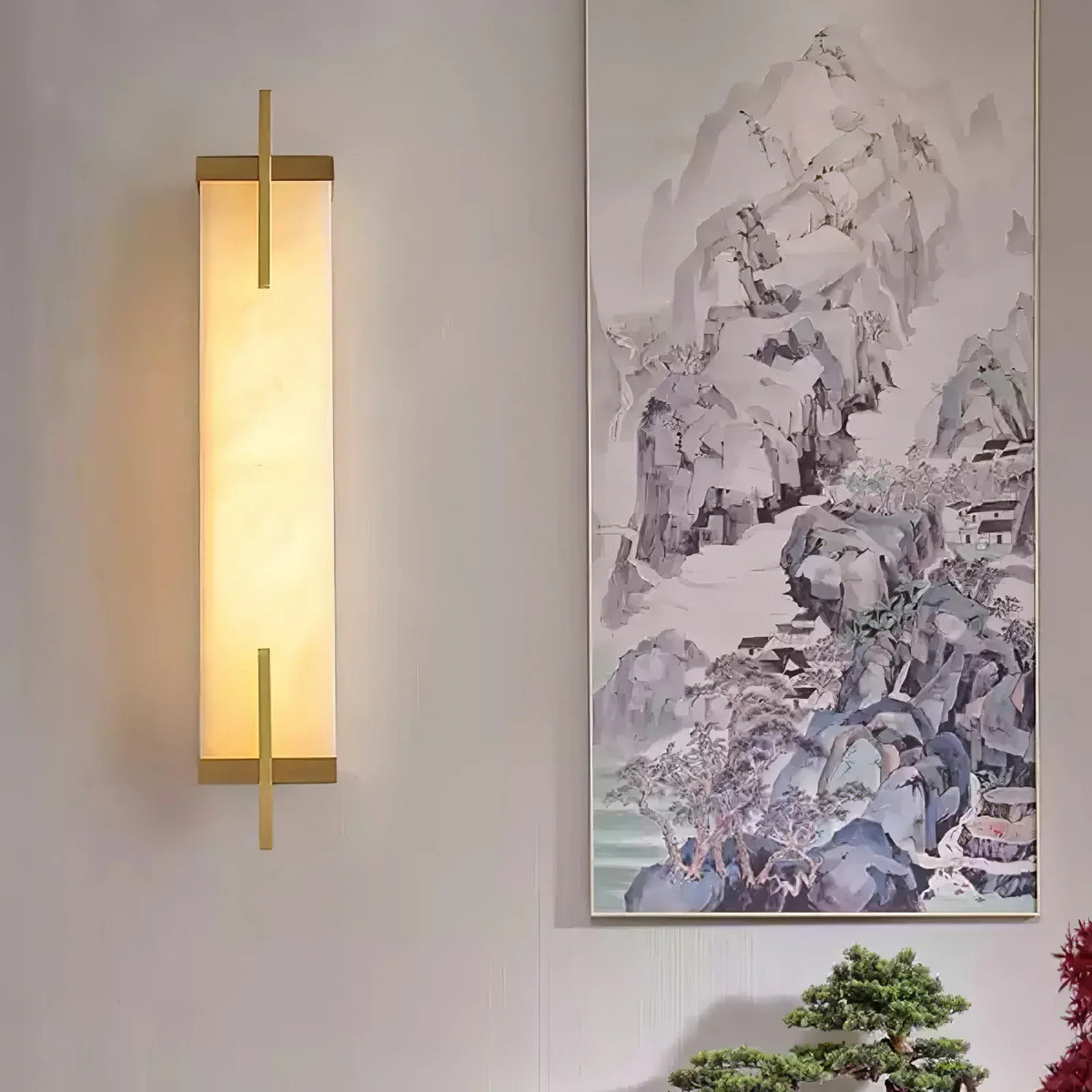 Zenith Alabaster Wall Light
