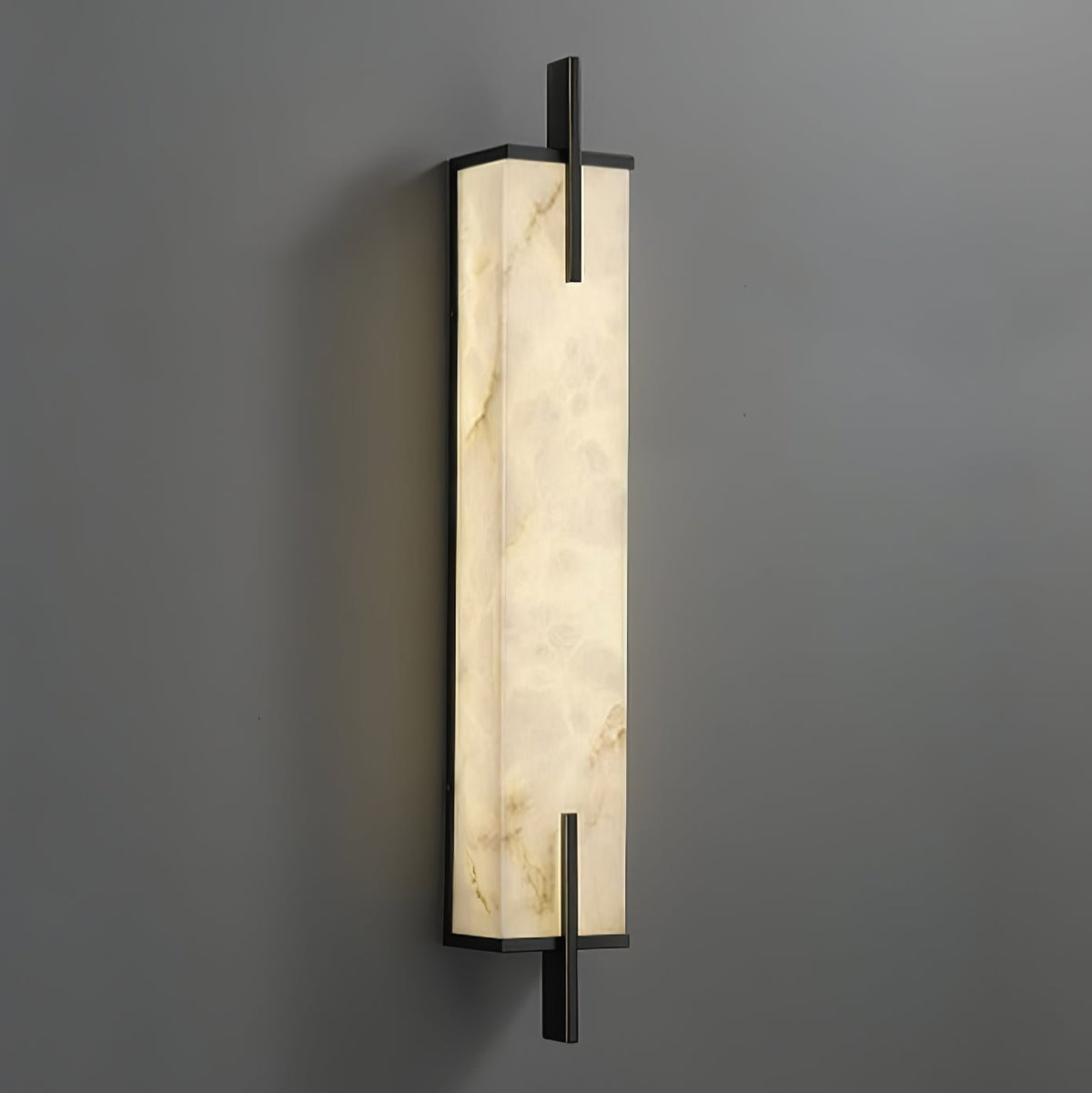Komino Rectangular Alabaster Wall Light