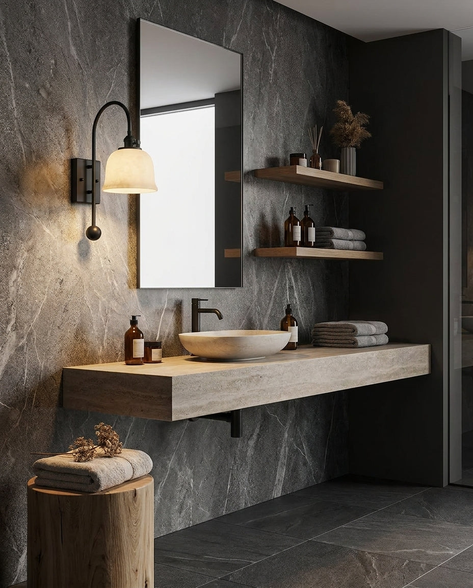 Jarrowhurst Alabaster Wall Sconce