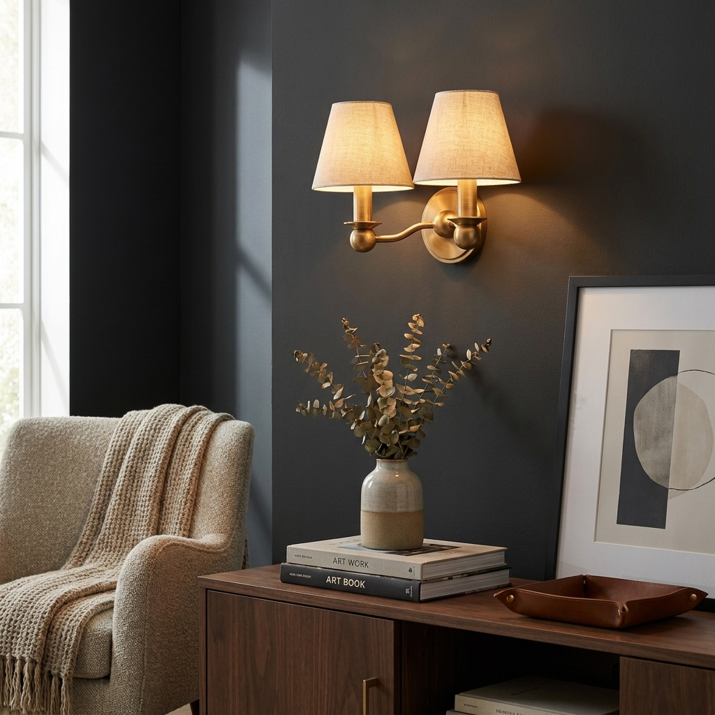 Evermont Fabric Wall Sconce
