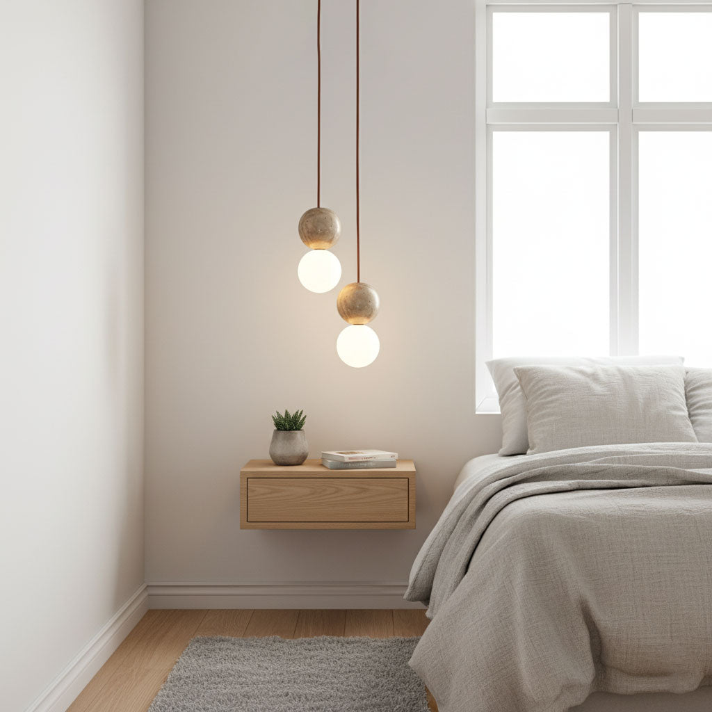 Bohya Travertine Pendant Light