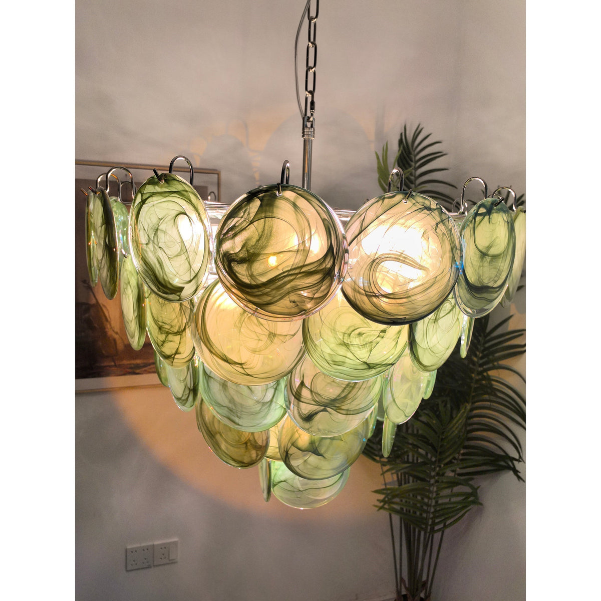 Aqua Chandelier