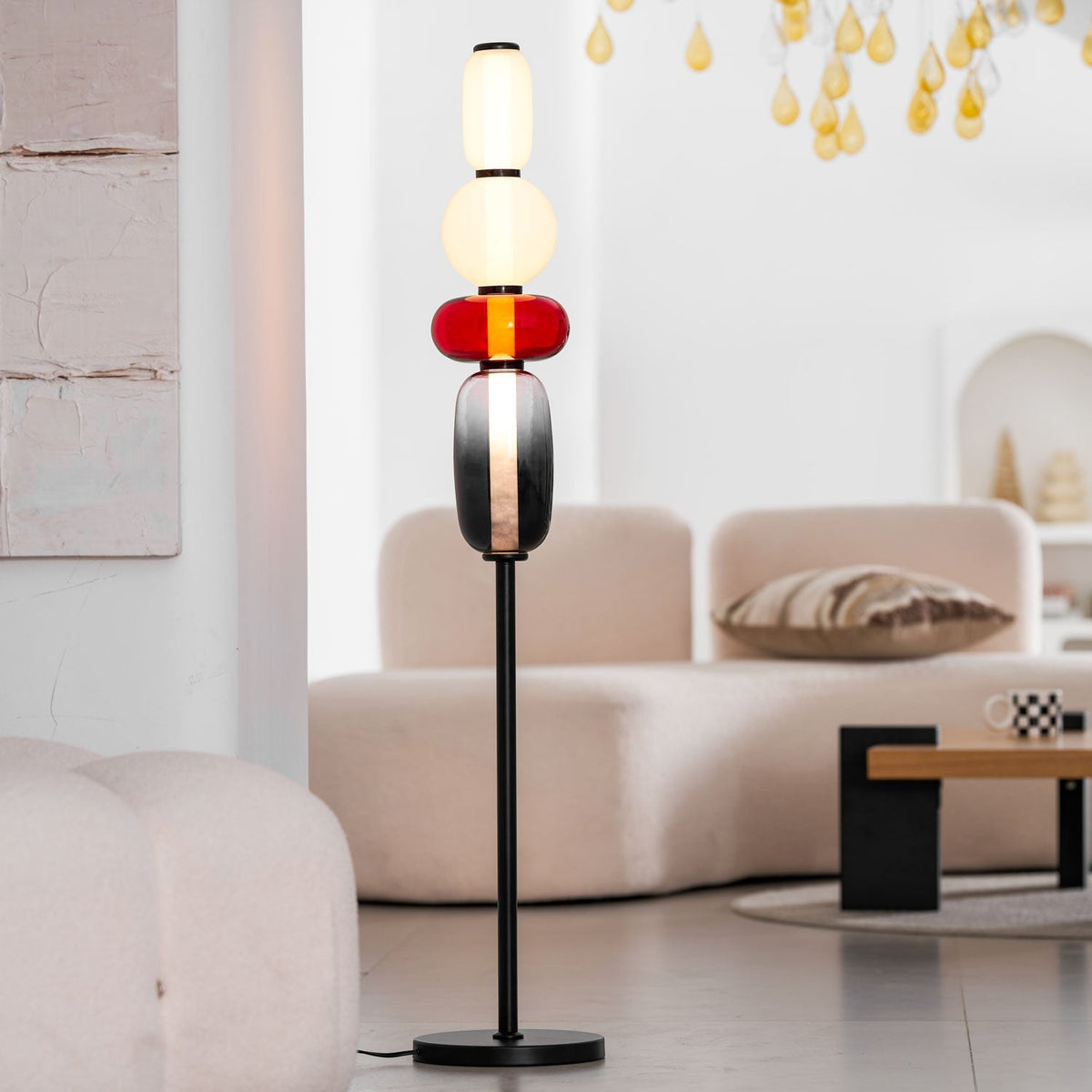 Wayel Glass Floor Lamp