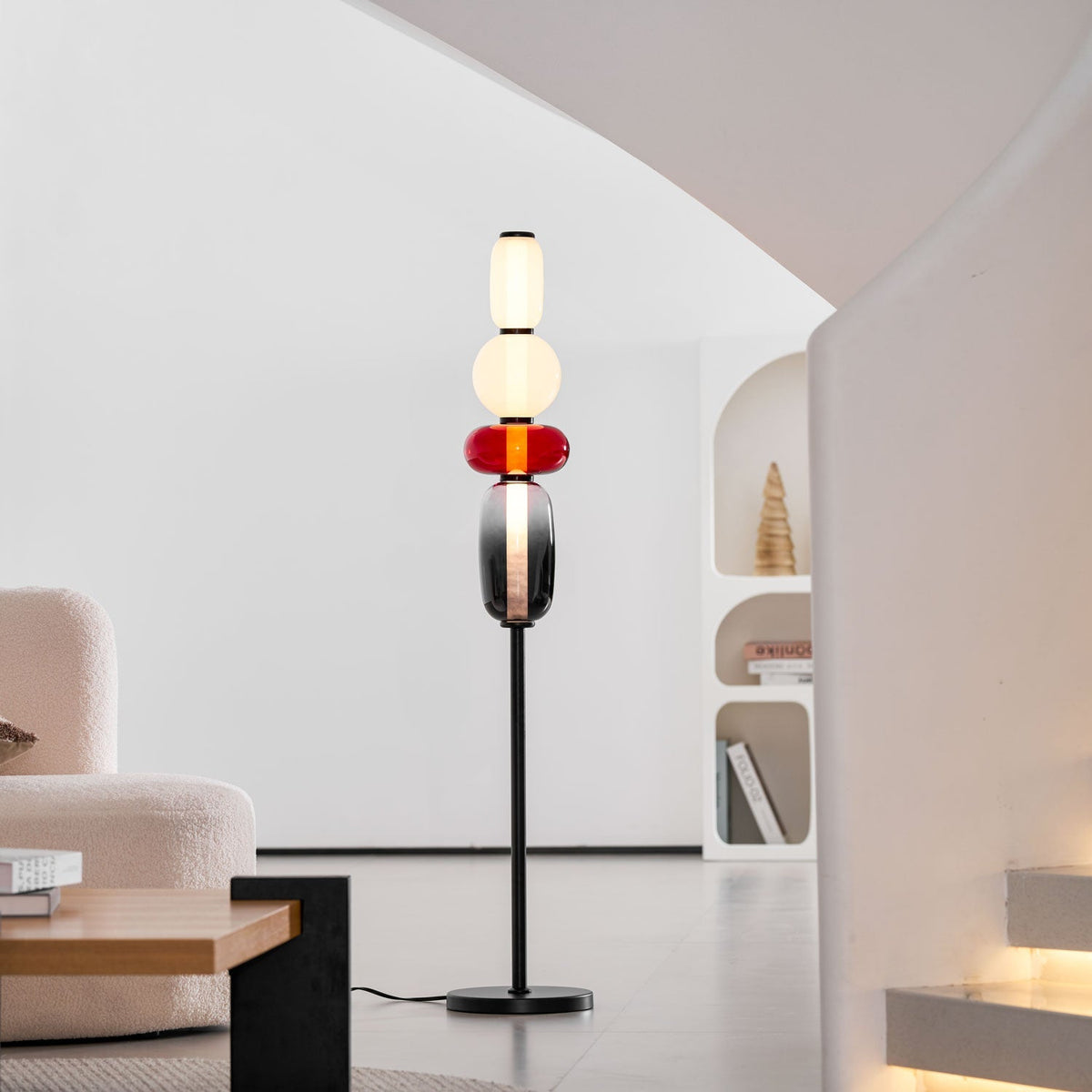 Wayel Glass Floor Lamp