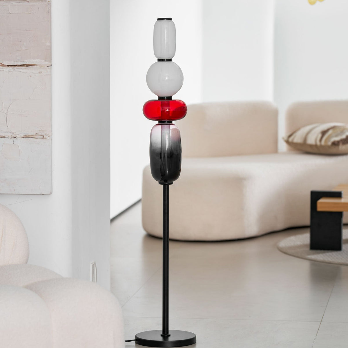 Wayel Glass Floor Lamp
