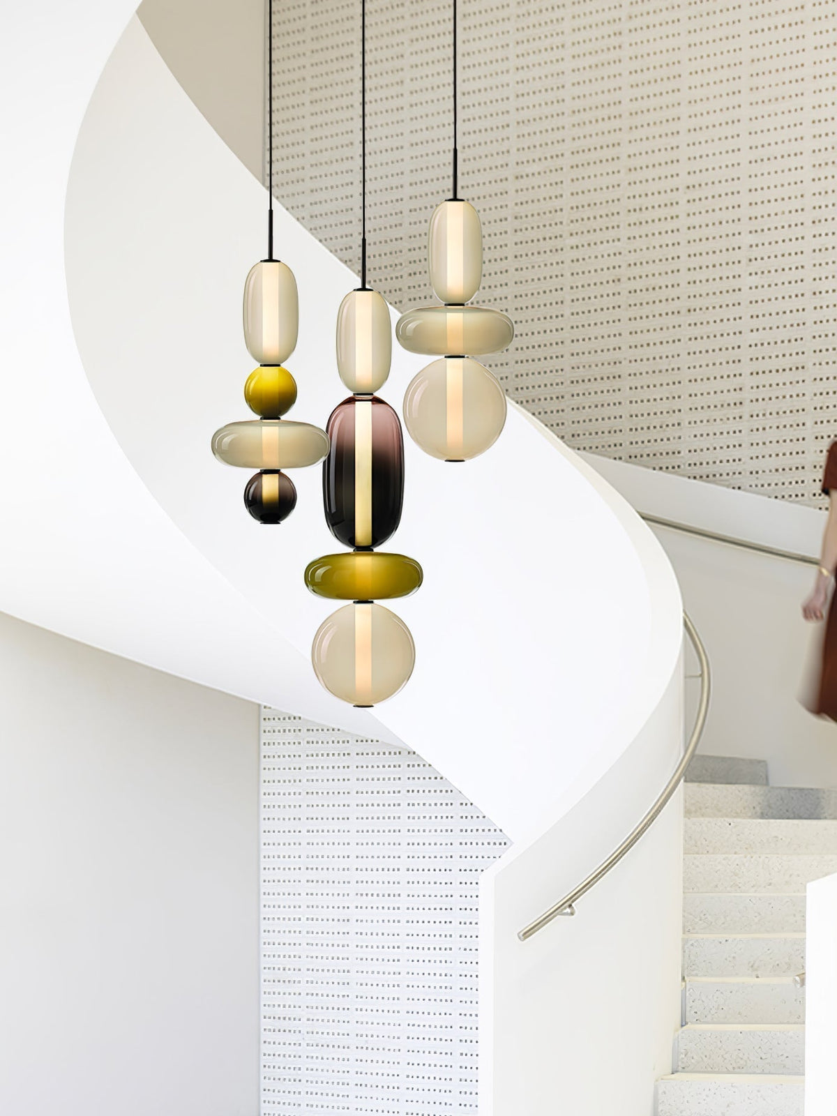 Daelen Glass Acrylic Artistic Pendant Light