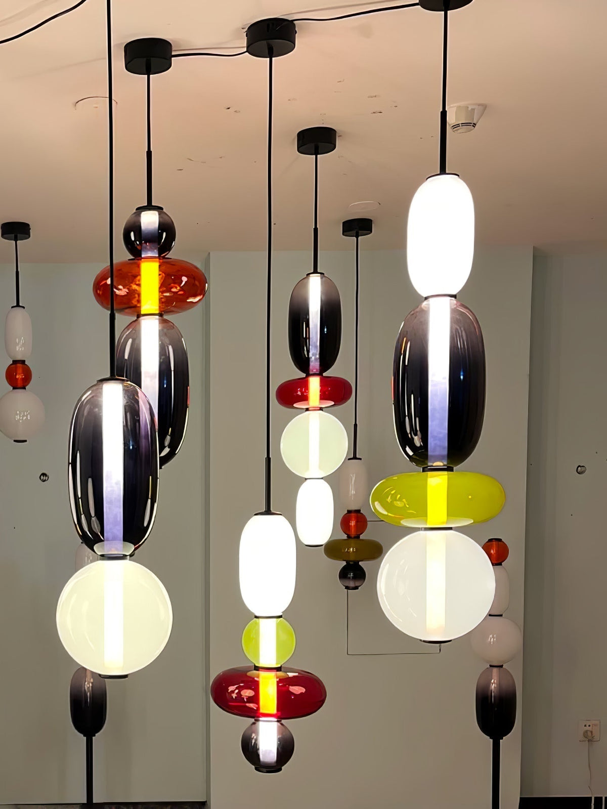 Daelen Glass Acrylic Artistic Pendant Light