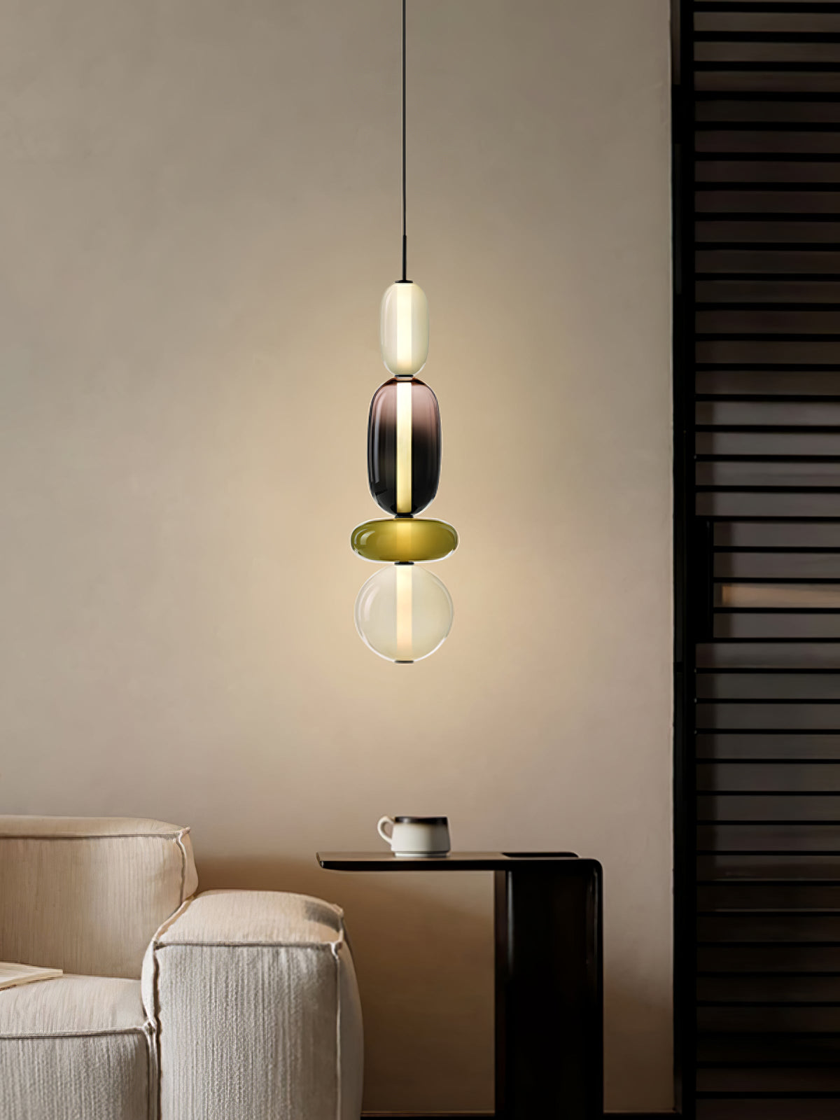 Lioraena Candied Glass Cluster Pendant Light