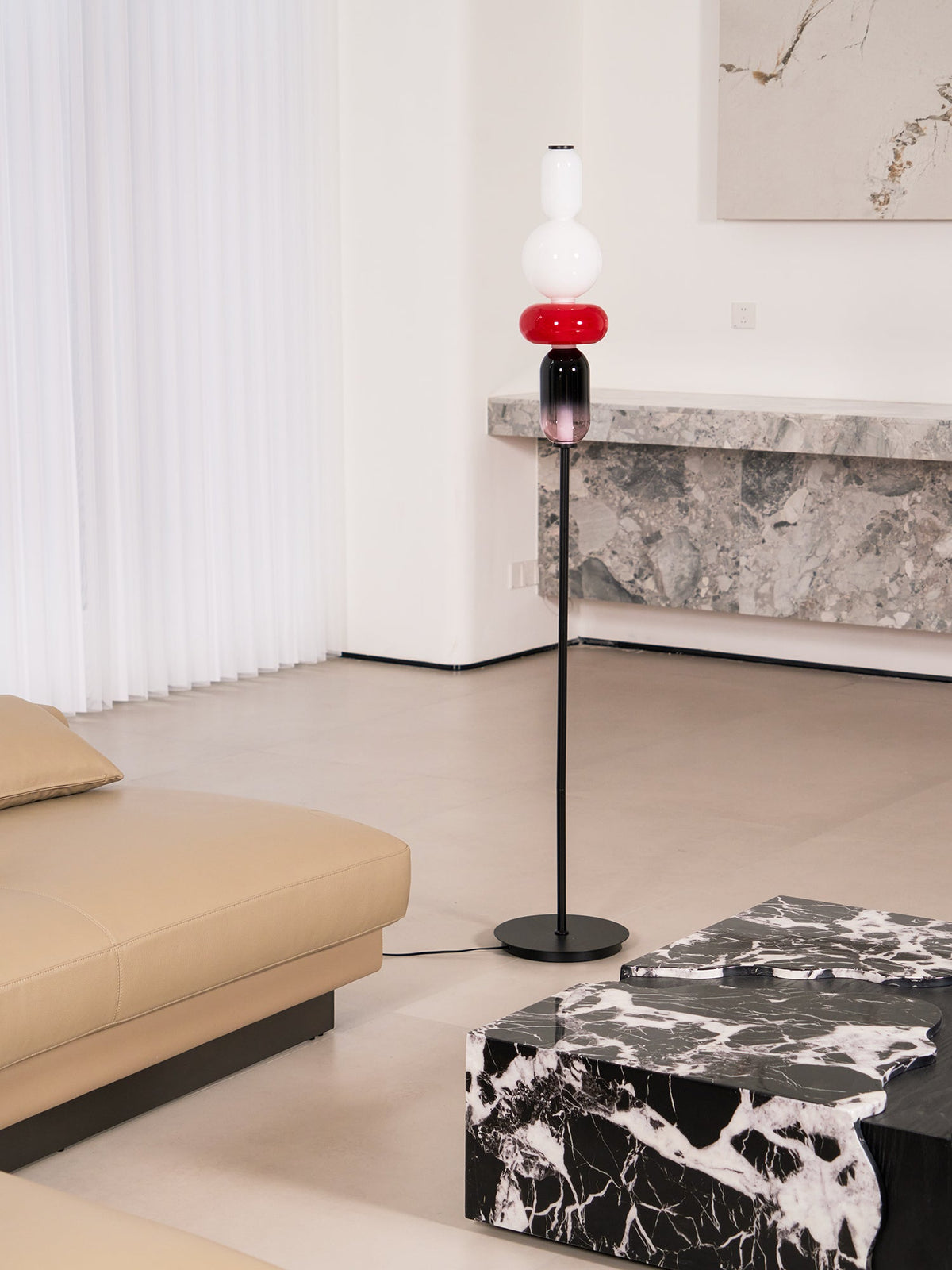 Wayel Glass Floor Lamp