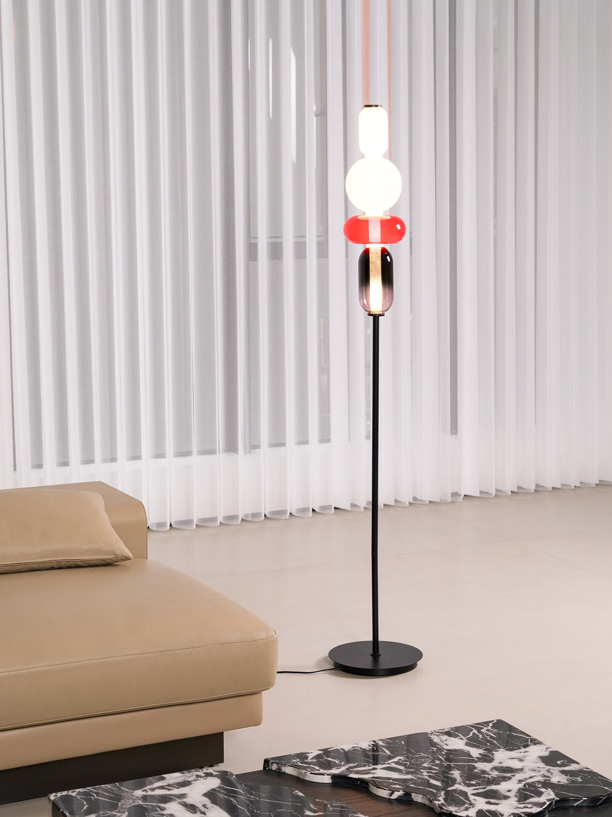 Wayel Glass Floor Lamp