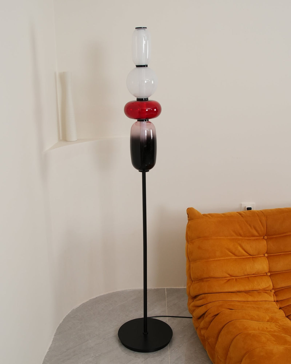 Wayel Glass Floor Lamp