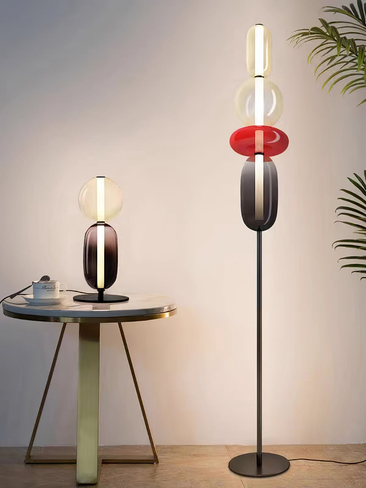 Wayel Glass Floor Lamp