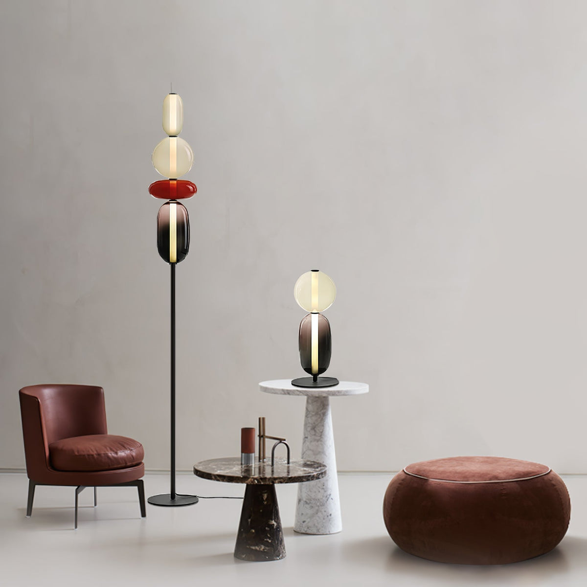 Wayel Glass Floor Lamp