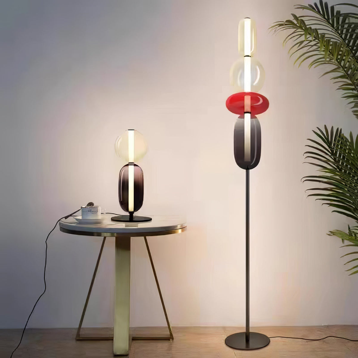 Wayel Glass Floor Lamp