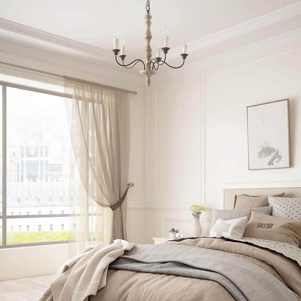 Lumeliel Chandelier Candlestick Farmhouse Rustic