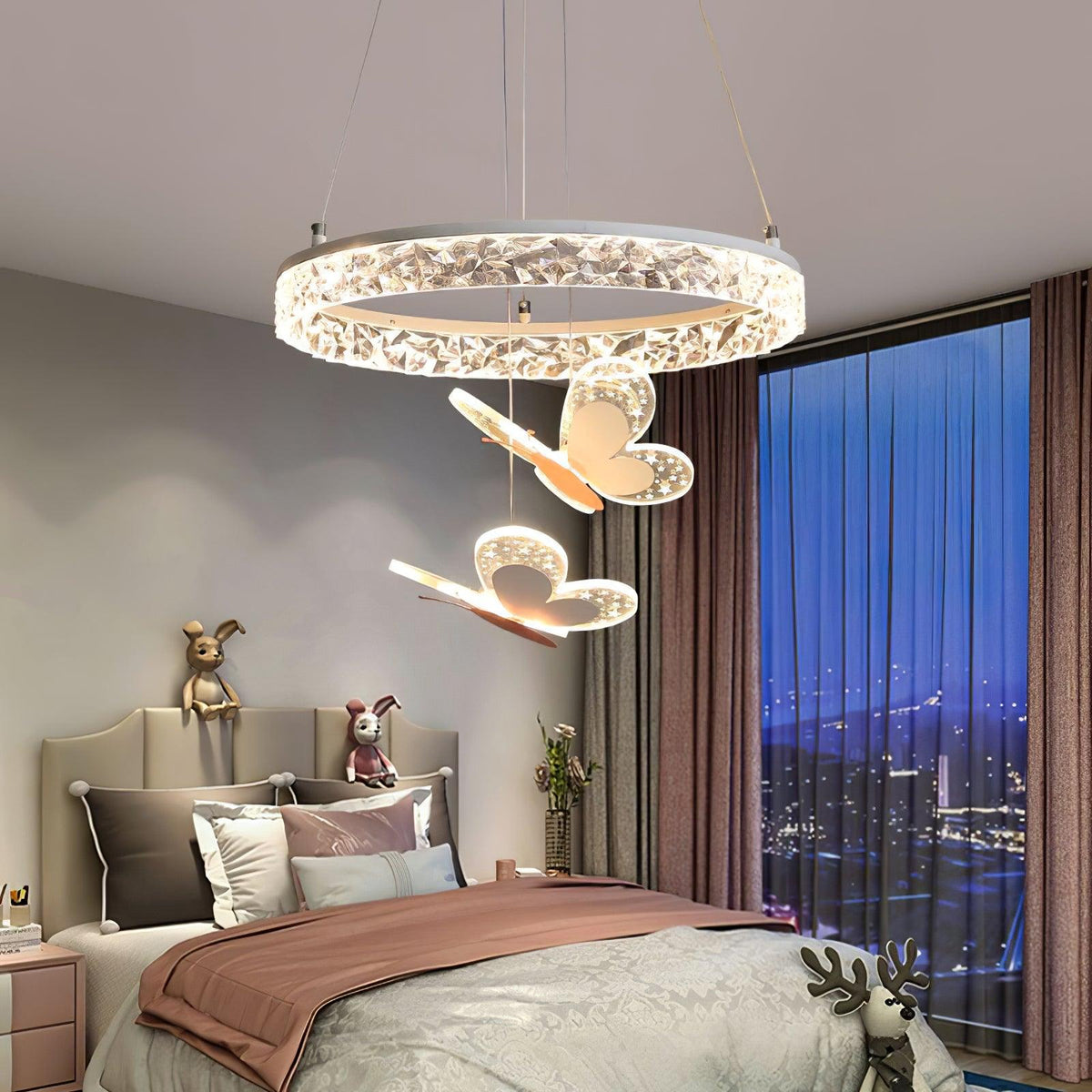 Orlina Acrylic Industrial Pendant Lamp